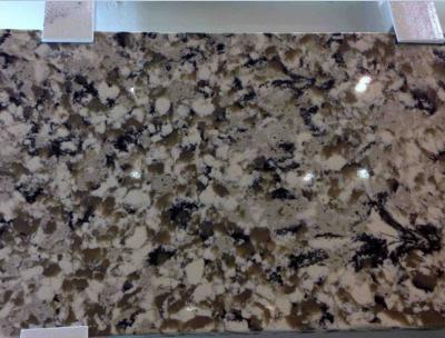 China Natural Quartz Stone Floor Tiles , Quartz Tiles For Kitchen Countertops / Table Top for sale