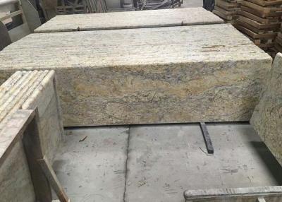 China Golden Solid Granite Countertops , Kitchen / Bathroom Granite Countertop Slabs for sale