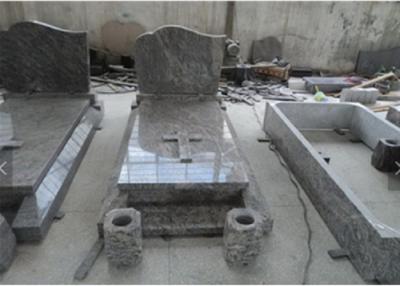 China Classic Granite Memorial Headstones Carved / Custom Surface SGS Approved for sale