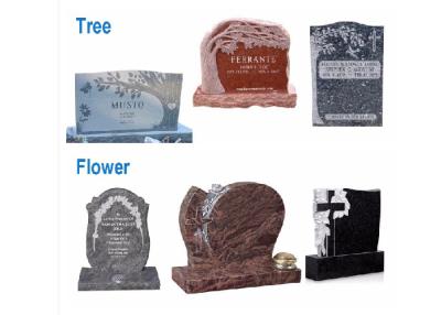 China Various Shape Granite / Marble Headstones For Graves , Angel Headstones For Graves for sale