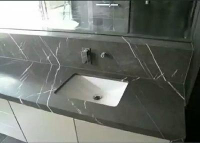 China Antique Dark Grey Marble Countertops Custom Cut Size 2.63g / Cm³ Density for sale