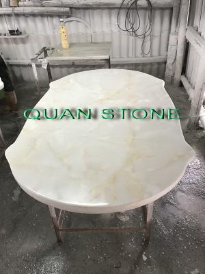 China Custom Bathroom Vanity Tops / Marble Vanity Countertops Lightweight And High Strength for sale