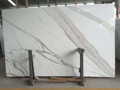 China 24x48 Natural Stone Slabs Calacatta Countertop Kitchen Bench Top Vanity Tops for sale