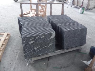 China Black With Snow White Natural Stone Slabs Nero Biasca Granite Pavement Stone for sale