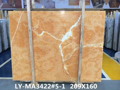 China Orange Onyx Tile And Slab Marble Style Tiles For Luxury Building Interior Decoration for sale