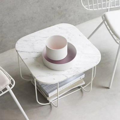 China Simple Marble Stone Countertops Round Square Dining Table Tops For Hospitality Furniture for sale