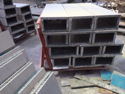 China El panel compuesto del panal de aluminio de piedra de la anchura 400m m en venta