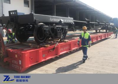 China GOST Standard Container Flatbed Rail Car 1520mm Railway Gauge In CIS Countries for sale