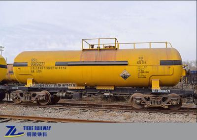 China Concentrated Sulfuric Acid Railway Tanker Wagons 120km/H GS70 Tank Wagon Truck for sale