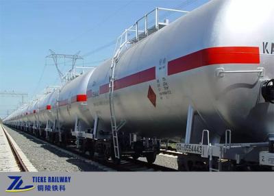 China Gas Kerosene Diesel Railway Oil Tank Wagons 70t Light Chemical Fuel Wagon for sale