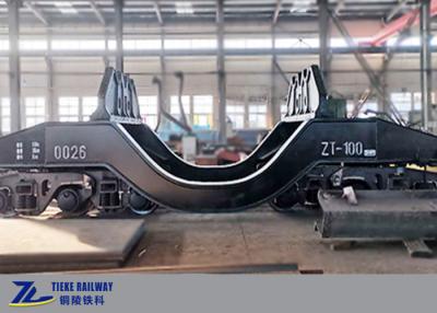 China coche de fundición de la cucharón de la carga 100t del indicador de acero fundido ferroviario del carro 1435m m en venta