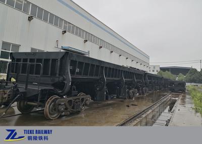 China Ore Coal Ballast Pneumatic Side Tipping Dumper 60 Tons Load 50 Km/H for sale