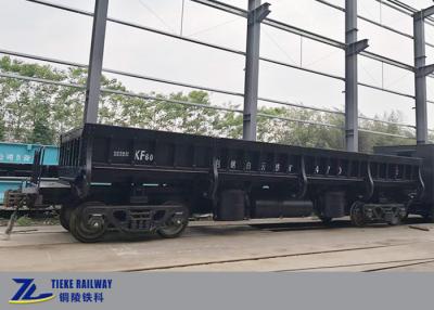 China 27m3 Volume Side Dump Car Truck AAR Standard Ballast Coal Ore Loading 50 km/h for sale