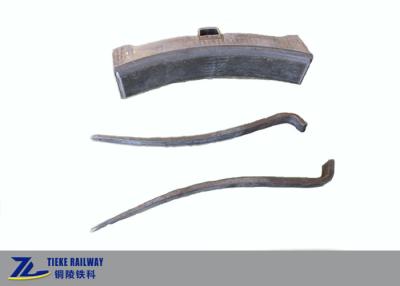 中国 UIC 832の鋳鉄の鉄道のブレーキ片はブロックのパッドの高い摩擦を強行採決する 販売のため