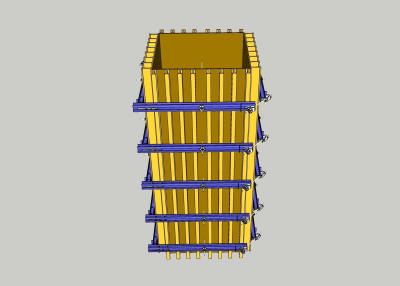 China Professional Steel Column Formwork System With Longer Working Life for sale