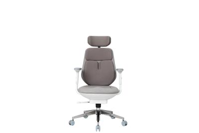 China Adaptive Spring Adjustment Ergonomic PC Chair Gray Double Airbag for sale