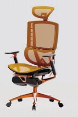 中国 ポリエステル人間工学的のオフィスの椅子のガスばねの現代転がり机のタイプPUのひじかけ 販売のため