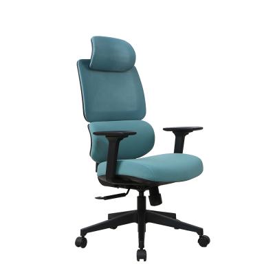 China Pu Castor High Back Mesh Office Chair Black With 3d Armrest 18.75 KGS for sale