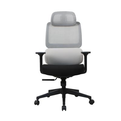 China Alta silla de escritorio ajustable ergonómica trasera de los apoyabrazos del echador 3D del PA de la silla de la oficina en venta