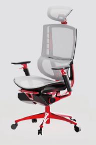 China Footrest Armrests Ergonomic Desk Chair High Back Executive Desk Chair PA GF for sale