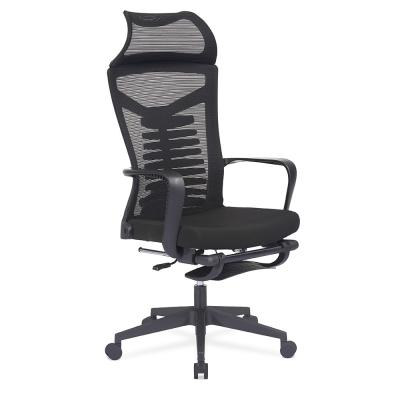 China Breathable High Back Desk Chair With Mesh Seat Adjustable Lumbar Support 90MM Spring for sale