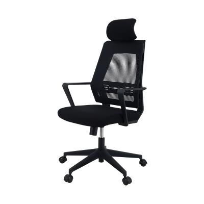 China Cadeira ajustável da tarefa do rodízio de nylon por conseguinte liso de Mesh Office Chair High Back à venda