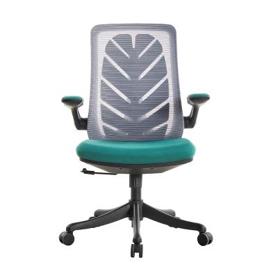 China Adaptive Spring Mesh Office Chair Adjustable Headrest Mesh Back Ergonomic Chair for sale