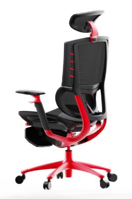 Chine Polyester exécutif ergonomique réglable de chaise en cuir avec l'appui lombaire à vendre