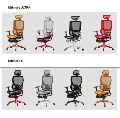 中国 抜け目がない人間工学的の仕事の網のオフィスの椅子は高い背部黒回転する 販売のため