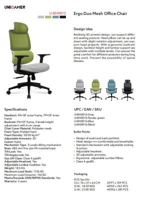 China Computer Task High Back Chair Executive Swivel Chair Office Chair Ergonomic Home Office Desk Mesh Chair for sale