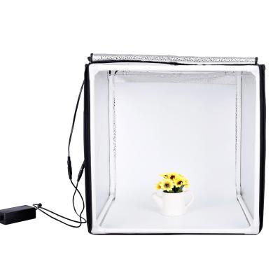 China 60X60X60cm Lightbox Portable Folding Photo Studio Photography Box Photo Tent Light Box For Jewelry Clothes Shooting Side 60cm Width 60cm Height 60cm for sale