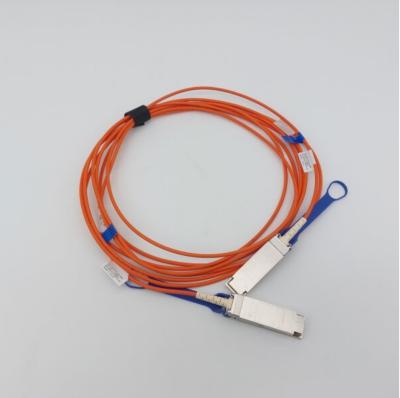 China Orange 40GbE QSFP+ Active Optical Mellanox DAC Cable Ethernet MC2210310-015 15M for sale