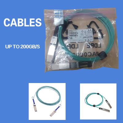 Chine Câble à fibres optiques actif du câble MFS1S00-H005V de Mellanox AOC jusqu'à 200Gb/s IB HDR QSFP56 5m à vendre
