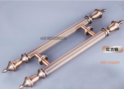 China 500mm Stainless Steel Push Pull Door Handles Corrosionproof Mirror Effect for sale