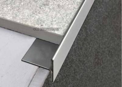 China T Shaped 20mm Stainless Steel Tile Trim Glossy For Floor Covering Brushed for sale