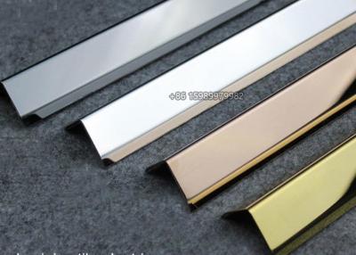 China 35mm Brushed Stainless Steel Corner Guards , SS Corner Guard For Five Star Hotel for sale