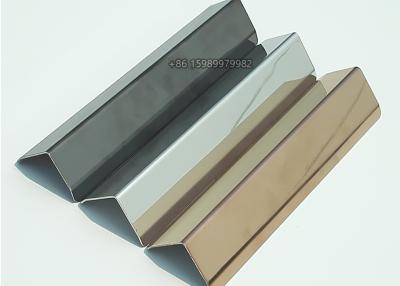 China 25mm Stainless Steel Corner Protectors , ODM Stainless Steel Wall Trim for sale