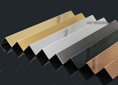 China perfiles de acero inoxidables de la protuberancia de los 2.5m, guardias de la esquina del acero inoxidable 2x2 en venta