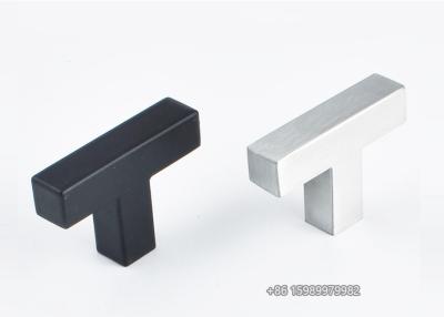 China Manijas de acero inoxidables del armario de cocina del ODM, 201 manijas de acero inoxidables de la barra de T en venta