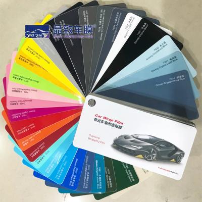 China OEM Multicolor Vinyl Car Wrap Sample Book Practical Lightweight for sale