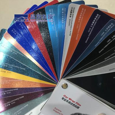 China Waterproof Vehicle Car Wrap Sample Book Portable Chrome Material for sale
