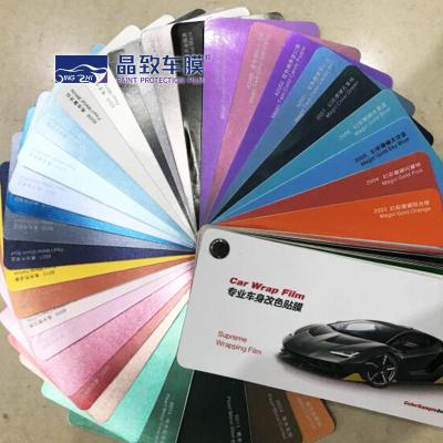 China Paper Fan Car Wrap Sample Book Matte Surface Customized for sale