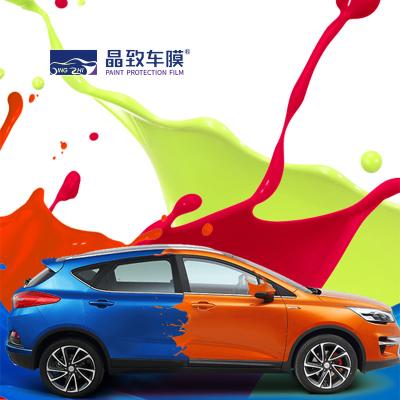 China Stretchable PVC Gloss Chameleon Vinyl Wrap , Wear Resistant Car Decoration Film for sale