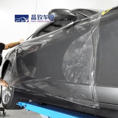 China Flexible zelfherstellende verfbeschermingsfolie voor carrosserieverpakking en vlekbestendigheid Te koop