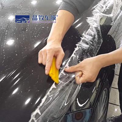 China Vinilo claro de la película de la protección de la pintura del coche de la capa TPU del doble de PPF para hacer publicidad del abrigo en venta