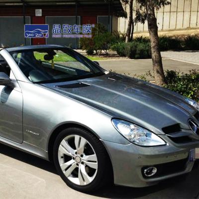 China Matte Metallic Colored Paint Protection Film Grey Wrap UV Proof Durable for sale