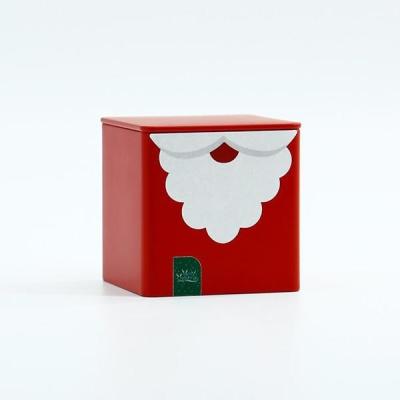 China Empty Christmas Cookie Tin Box Christmas Gift Tins Empty For Gifts for sale