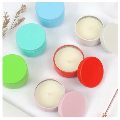 China Custom Logo 6oz Candle Tins With Lid / tin candle box for sale