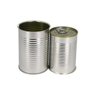 China Food Grade Empty Metal Tin Can With Lid Custom Body Printing for sale