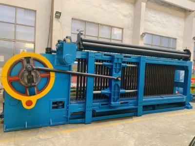 China Galvanized Wire Netting Machine 5.0mm PVC Wire 100x120mm Gabion Mesh for Construction for sale